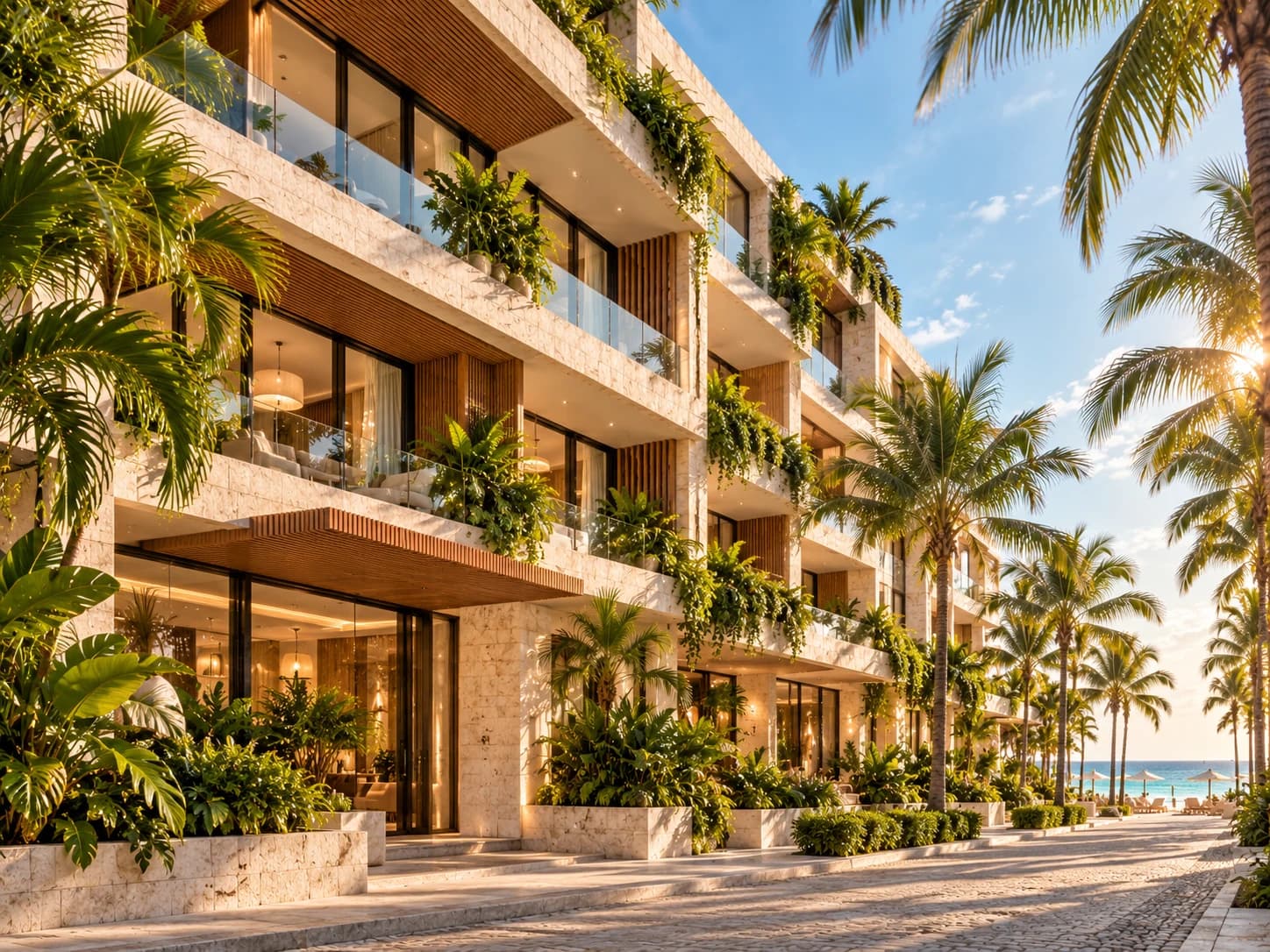 Departamento premium frente al mar en Playa del Carmen